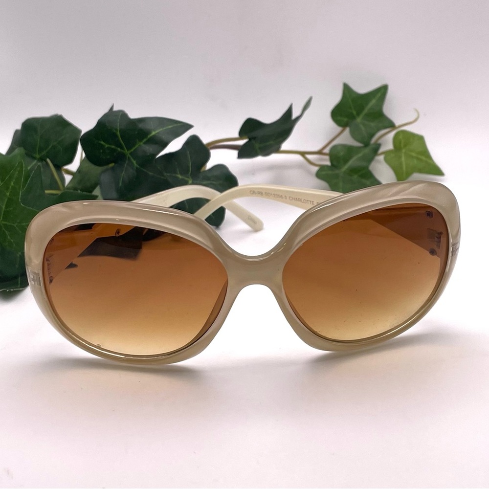 Charlotte Russe White Vintage Design Sunglasses